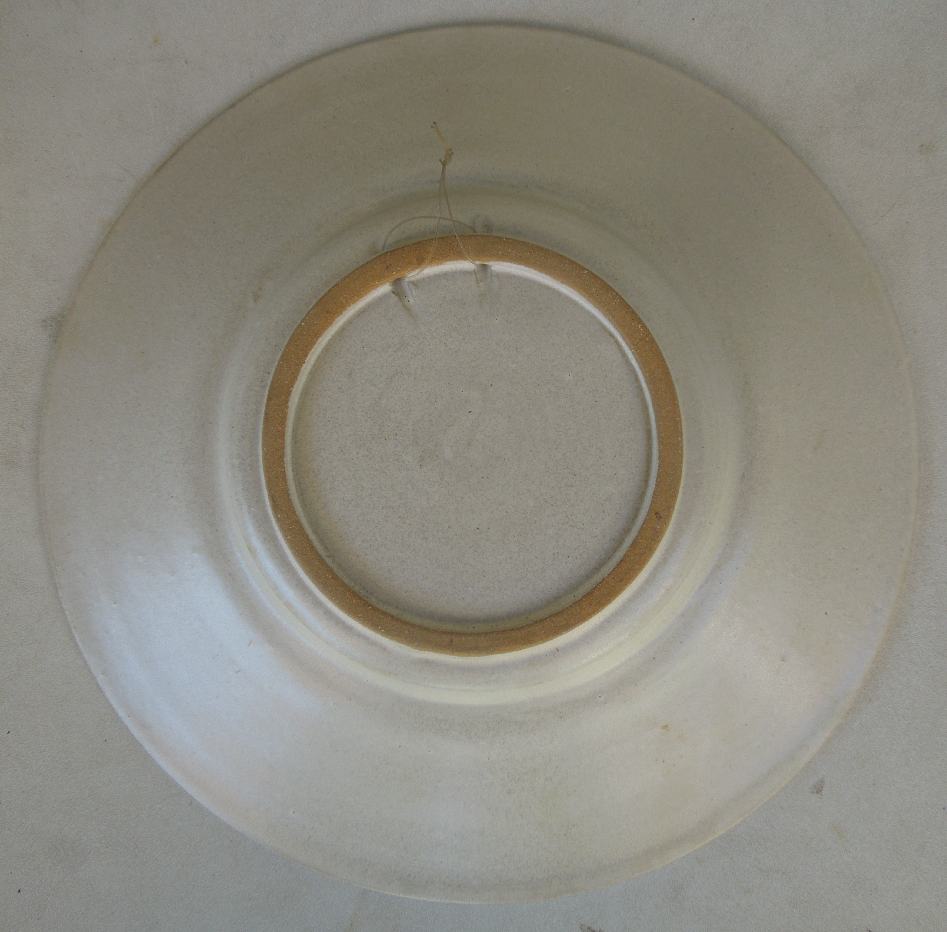 TALÍŘ KERAMIKA MODRÝ DEKOR PRŮMĚR 29 CM