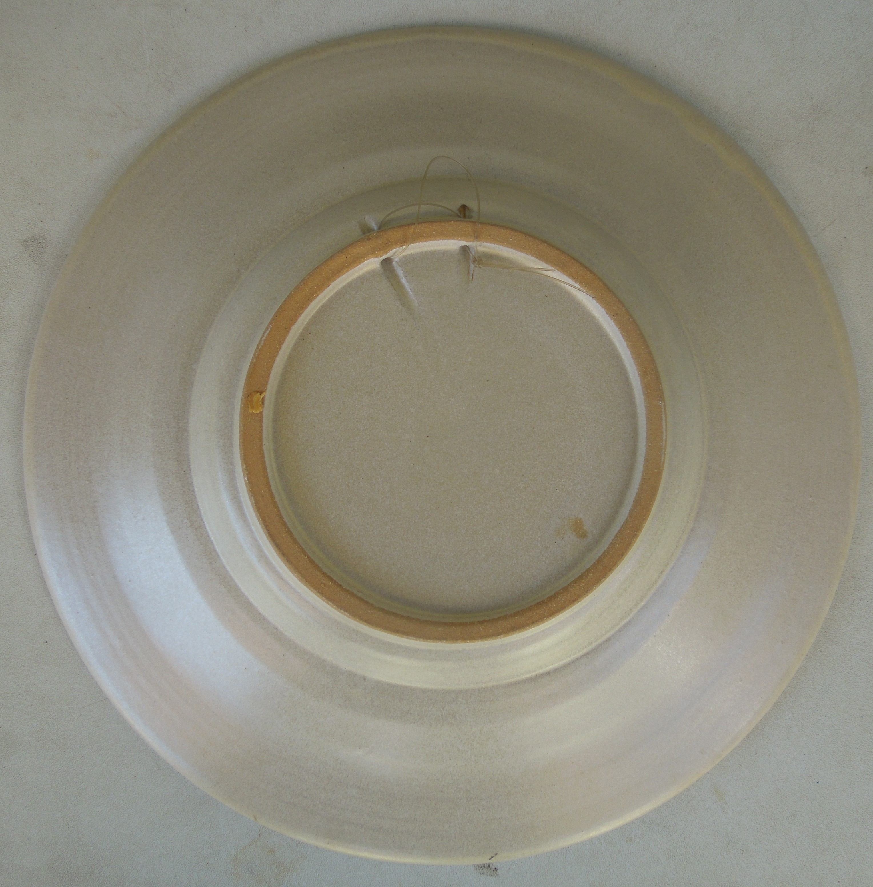 TALÍŘ KERAMIKA MODRÝ DEKOR PRŮMĚR 29 CM