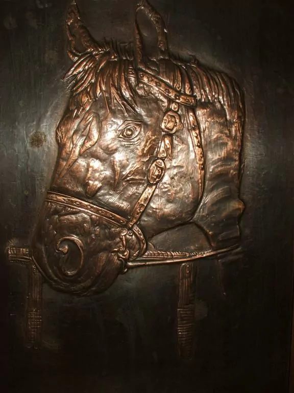 OBRAZ HLAVA KONĚ KŮŇ