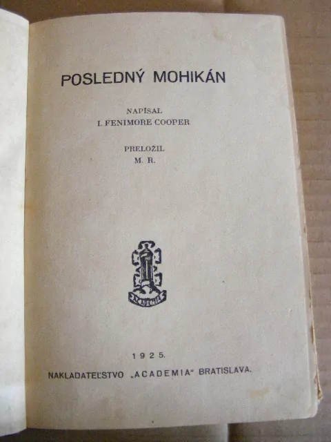 POSLEDNÝ MOHIKÁN 1925 (POSLEDNÍ MOHYKÁN)