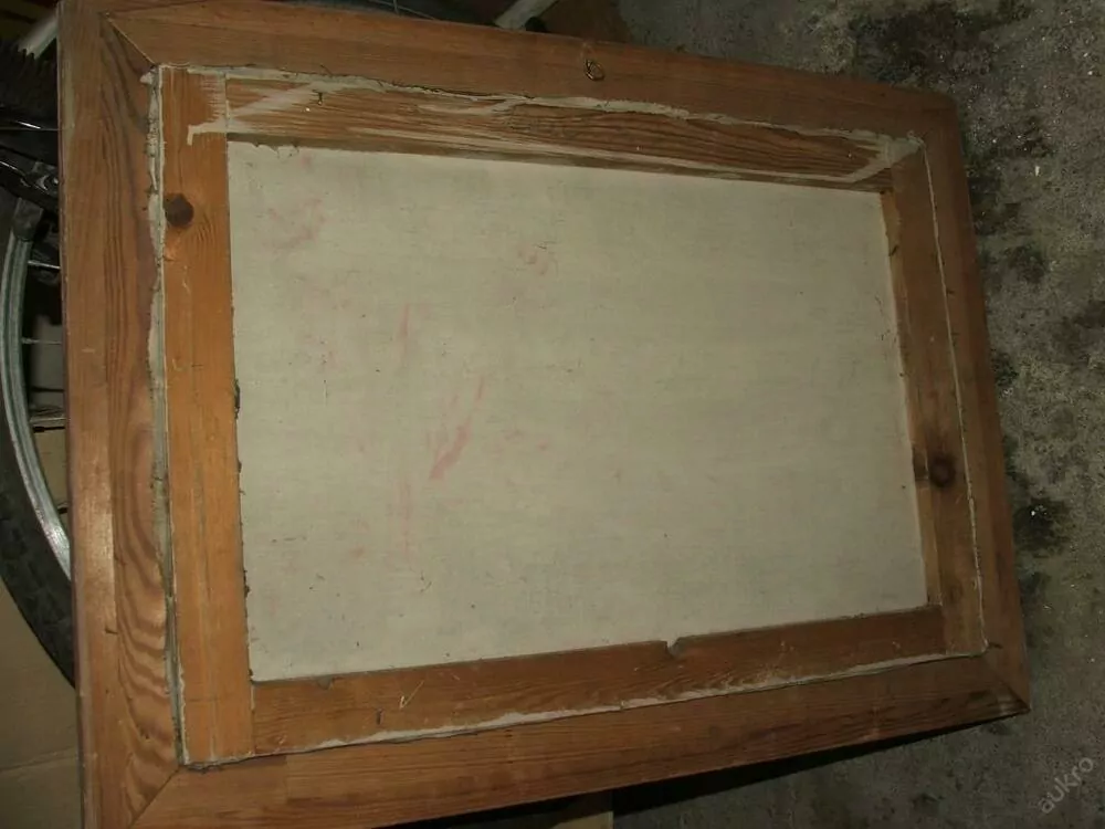 OBRAZ ZIMA A CHALUPY