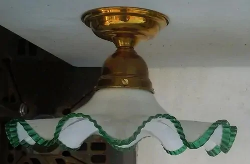 STROPNICE STARÝ LUSTR 1 KS STÍNÍTKO ŠIRM 