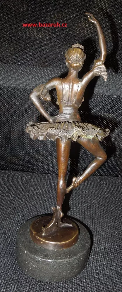SOCHA BRONZ BALERÍNA 34 CM