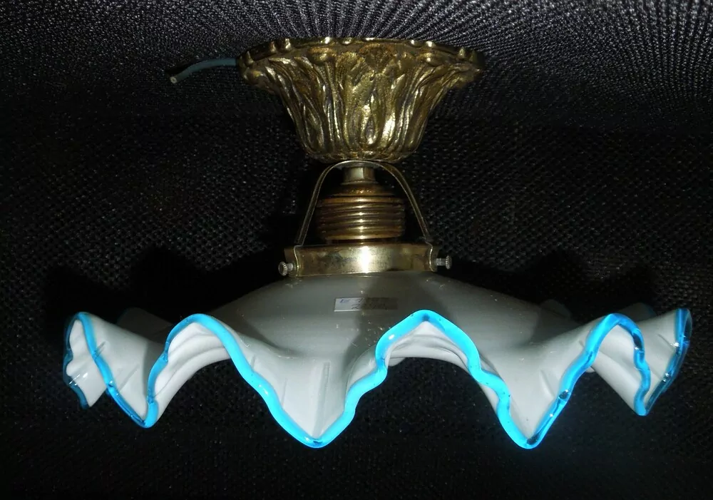 STAROŽITNÁ STROPNICE STARÝ LUSTR 1 KS STÍNÍTKO ŠIRM