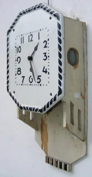 HODINY NÁSTĚNNÉ PÉROVÉ PORCELÁNOVÉ