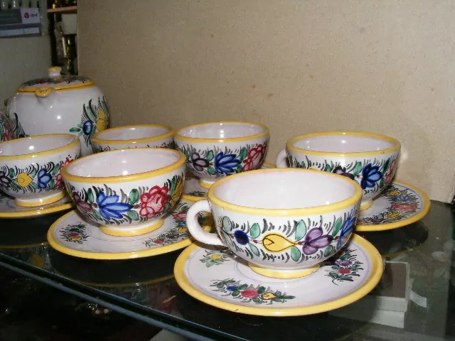 STAROŽITNÁ KERAMIKA ČAJOVÁ LANDSFELD STRÁŽNICE