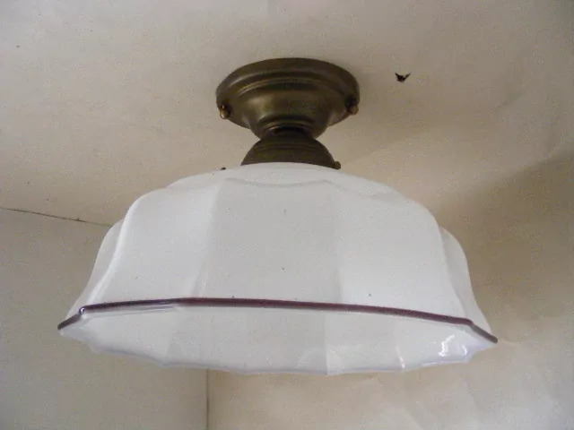 STAROŽITNÁ STROPNICE 1 KS LUSTR STÍNÍTKO ŠIRM 