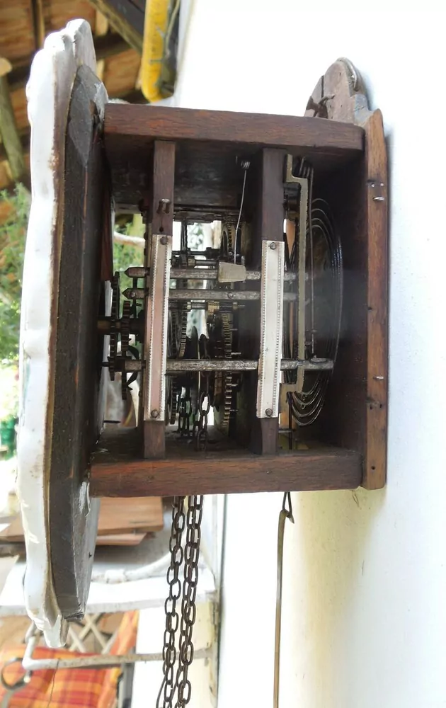 HODINY NÁSTĚNNÉ DVOUZÁVAŽOVÉ PORCELÁNOVÉ, PORCELÁNKY