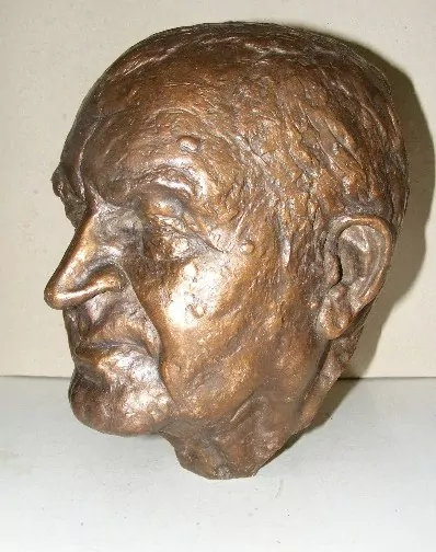 Bronzová SOCHA BYSTA sig, Valach Peter