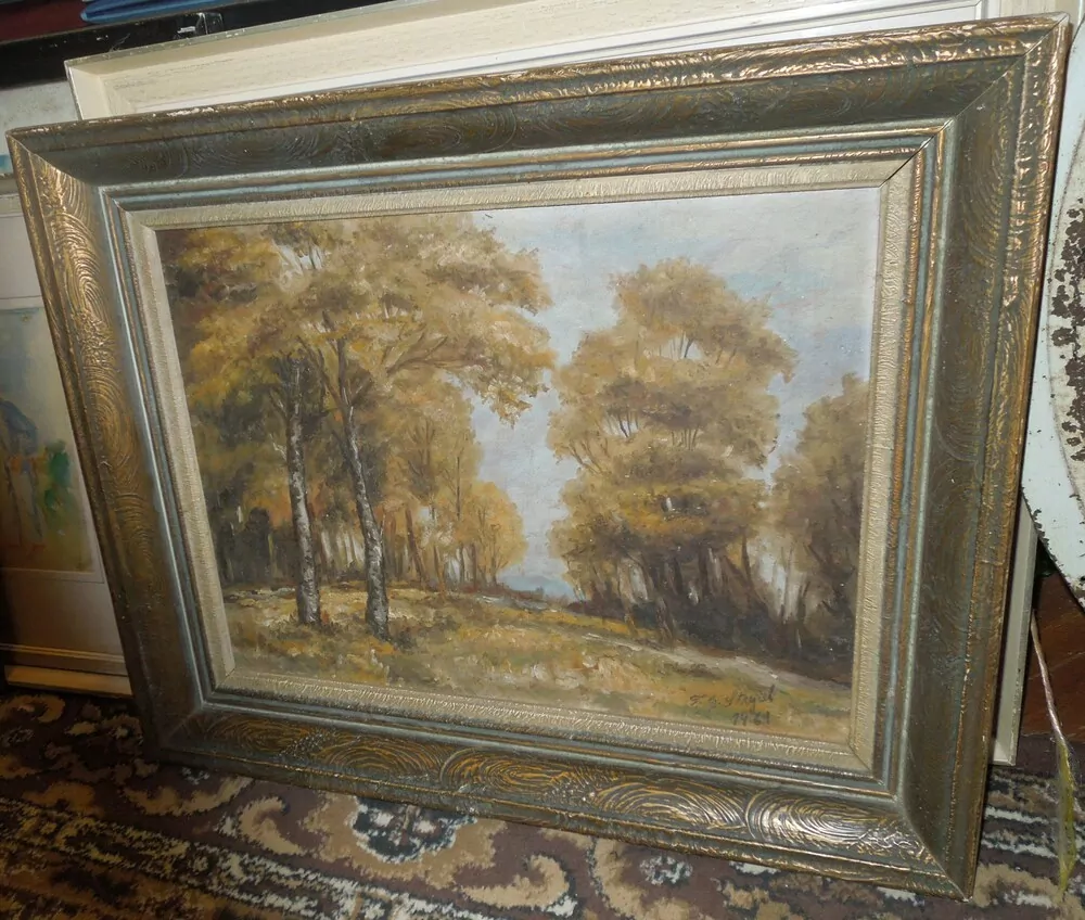 OBRAZ KRAJINA sig. Strýček