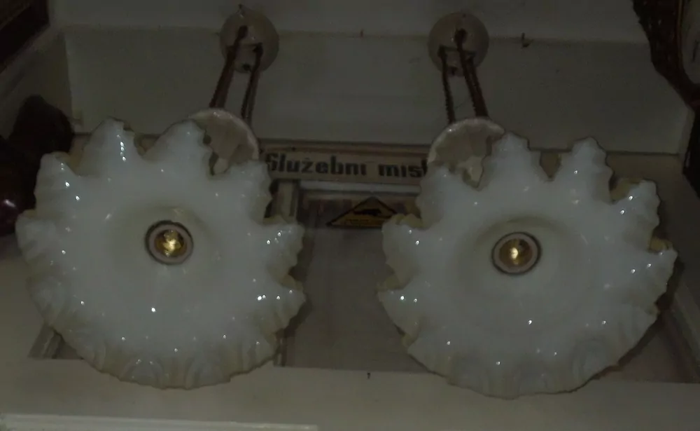 STAHOVACÍ LUSTR STÍNÍTKO STAHOVAČKA STÍNIDLO 2 KS STEJNÉ