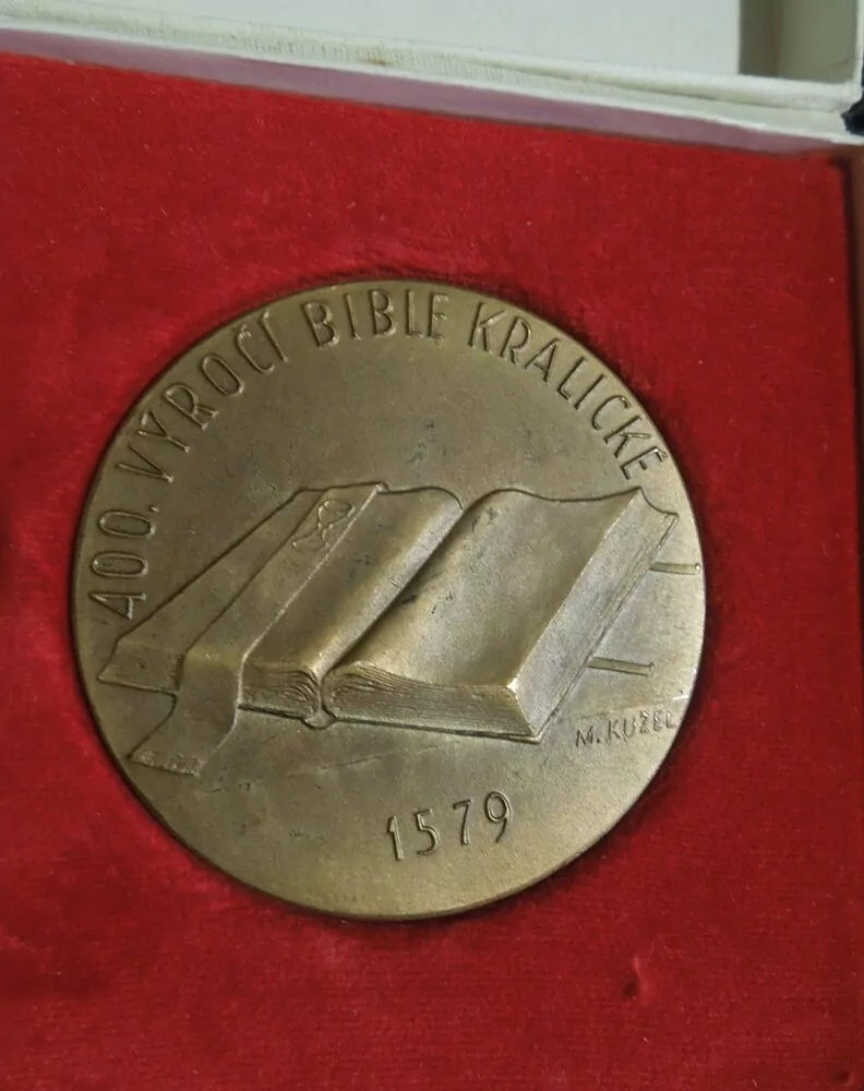 Bible Kralická 1579- 400 let- 60 mm