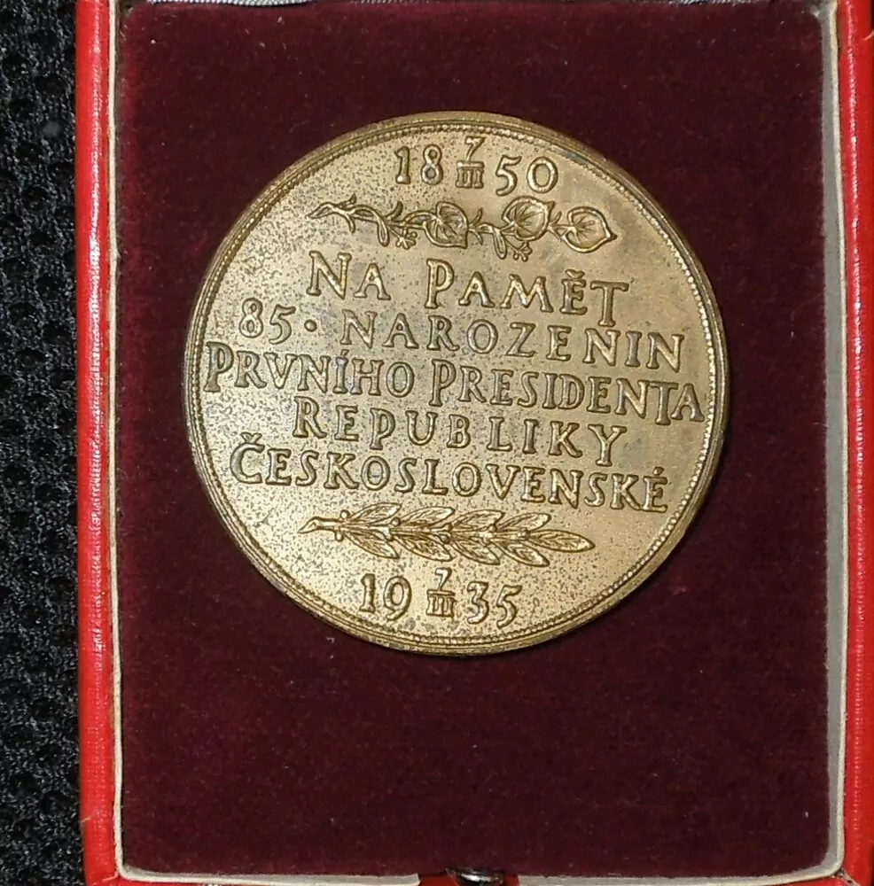 PLAKETA T.G. MASARYK 1935
