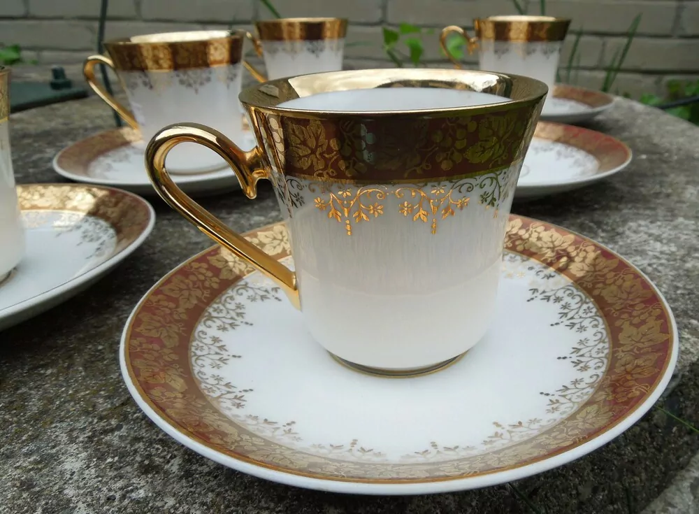 KÁVOVÁ SOUPRAVA PORCELÁNOVÁ