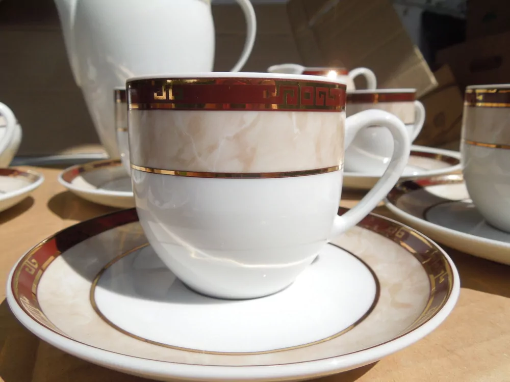 KÁVOVÁ SOUPRAVA PORCELÁNOVÁ