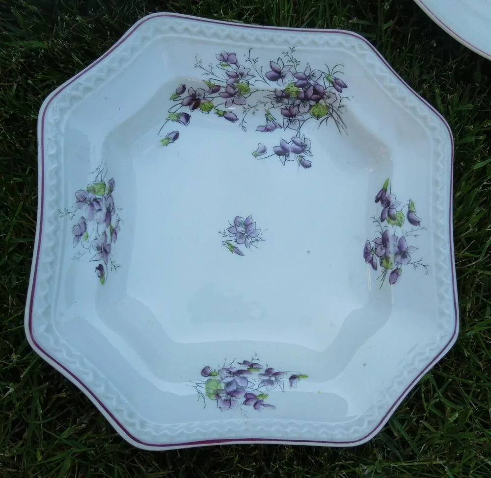 PORCELÁNOVÁ SADA FIALKY,10 KS