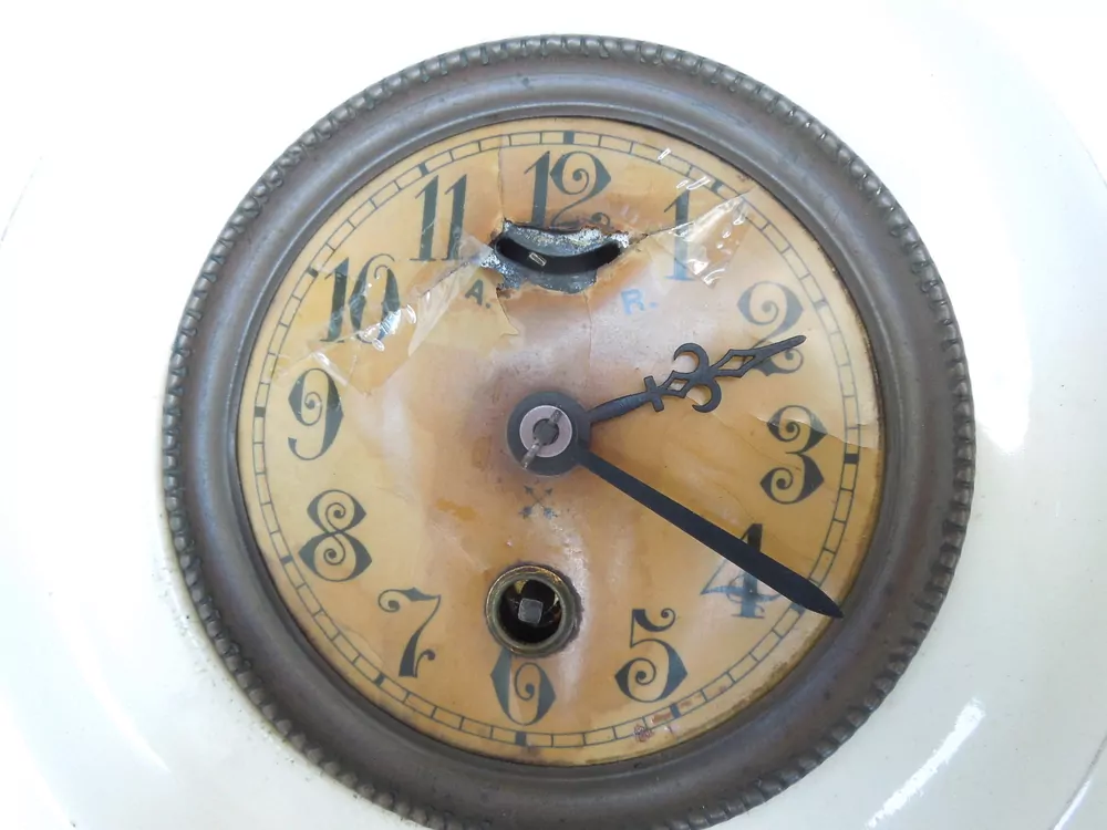 HODINY PORCELÁNOVÉ KUCHYŇSKÉ MOTIV ROKOKO