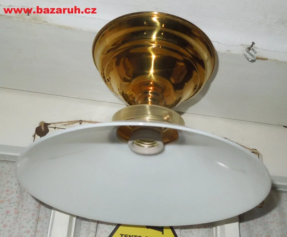 STAROŽITNÁ STROPNICE STARÝ LUSTR 1 KS STÍNÍTKO ŠIRM