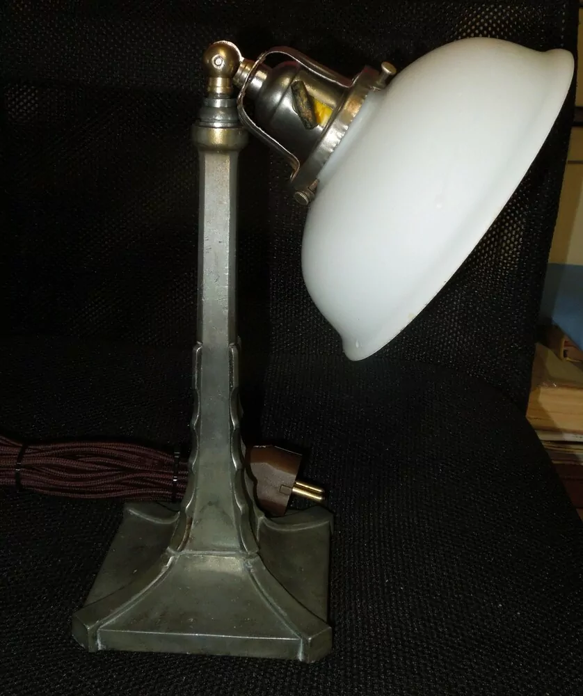 STAROŽITNÁ STOLNÍ NÁSTĚNNÁ LAMPA ELEKTRICKÁ