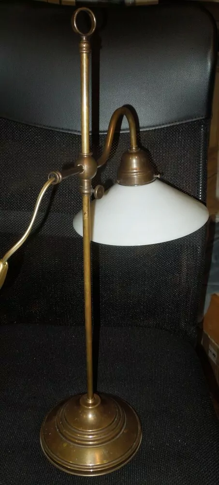 STAROŽITNÁ STARÁ LAMPA , LAMPIČKA DO PRACOVNY