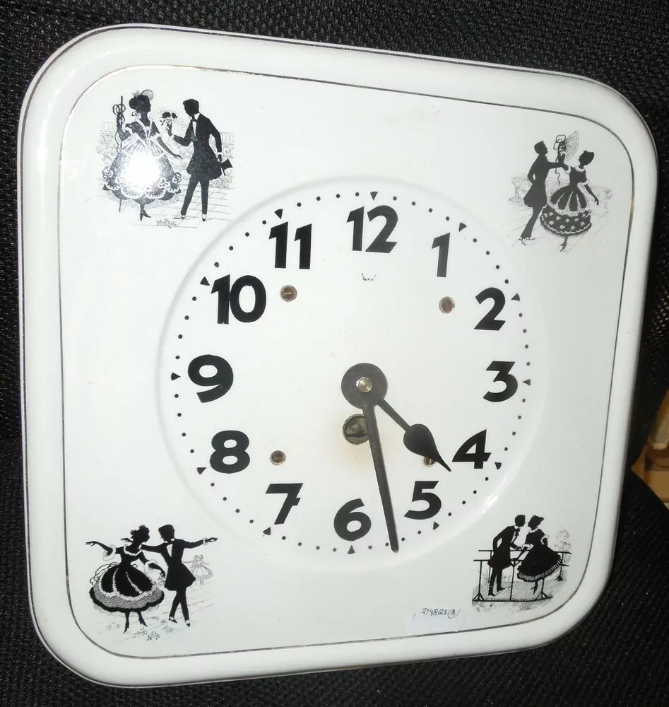 HODINY KUCHYŇSKÉ PORCELÁNOVÉ ROKOKO