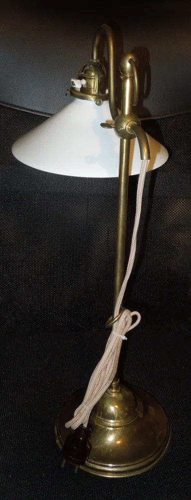 STAROŽITNÁ STARÁ LAMPA , LAMPIČKA DO PRACOVNY