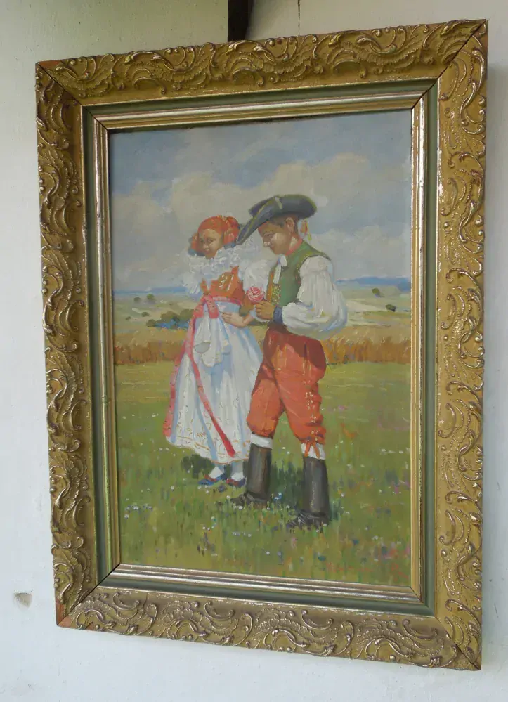 OBRAZ V KROJI Kostelec na Hané sig.