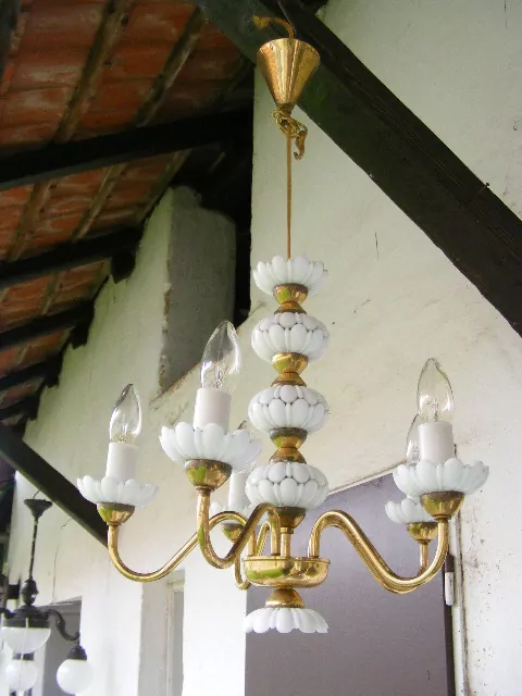 LUSTR MOSAZ PORCELÁN