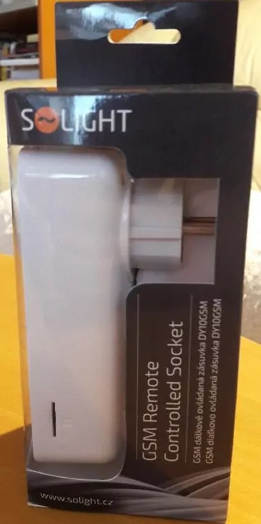 Solight GSM dálkově ovládaná zásuvka 230V/16A, bílá