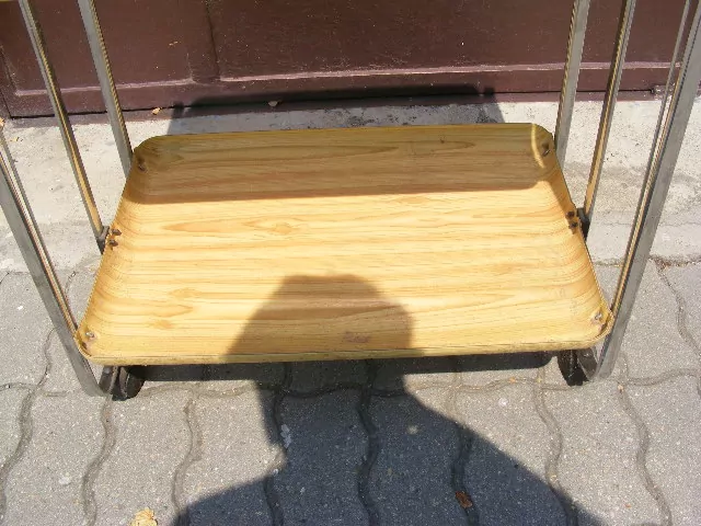 Servírovací stolek chrom Funkcionalismus