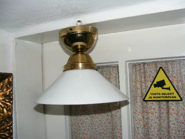 STAROŽITNÁ STROPNICE STARÝ LUSTR 1 KS STÍNÍTKO ŠIRM 