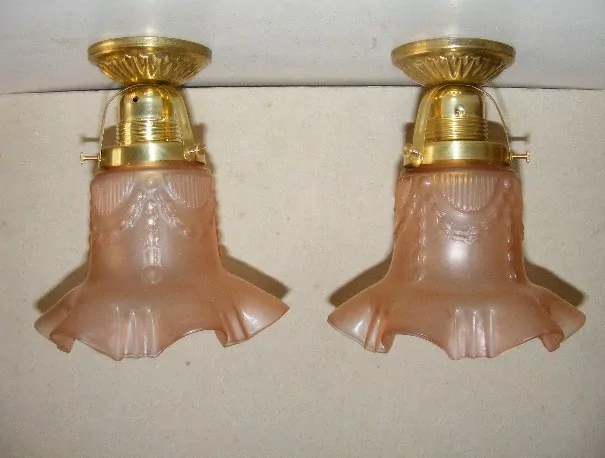 STROPNICE STARÝ LUSTR 2 KS STÍNÍTKO ŠIRM