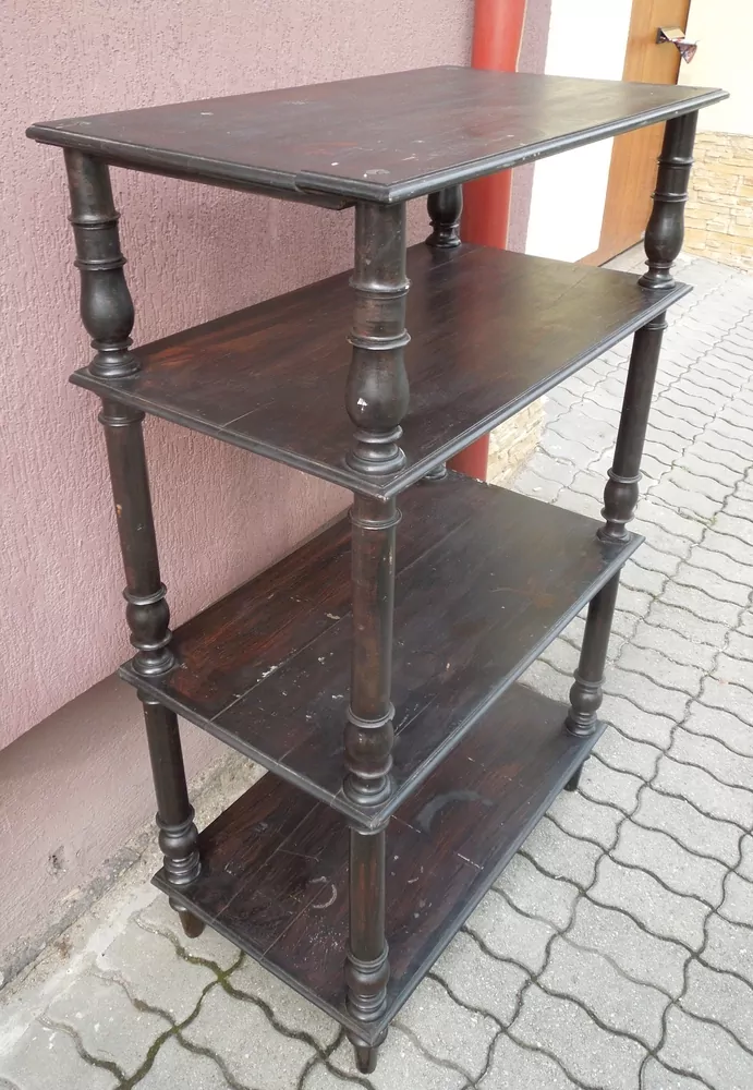 Starožitný etažér V 141 cm