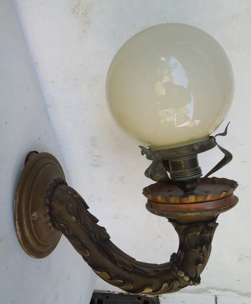 STAROŽITNÁ LAMPIČKA NA STĚNU 1 KS NÁSTĚNNÁ LAMPA