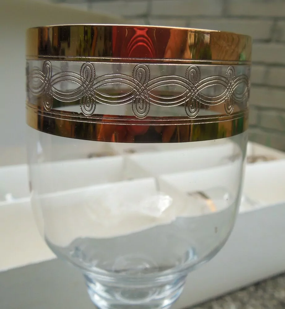 SADA SKLENIC 6 KUSŮ, BOHEMIA CRYSTAL