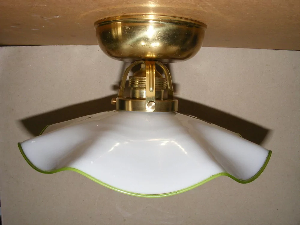 STAROŽITNÁ STROPNICE STARÝ LUSTR 1 KS STÍNÍTKO ŠIRM 