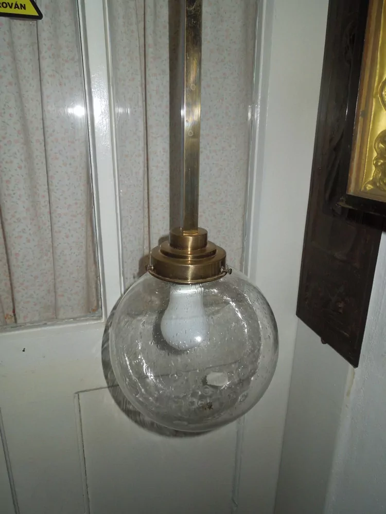 STAROŽITNÝ LUSTR ARD DECO