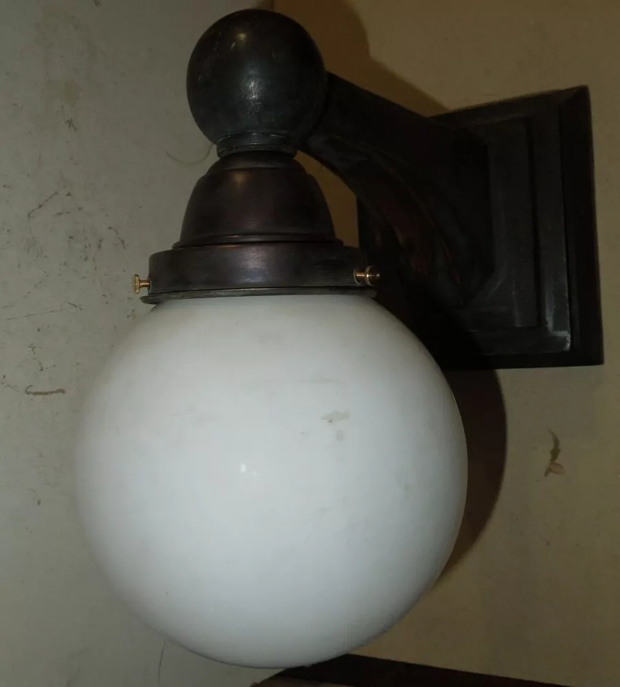 STAROŽITNÁ MASIVNÍ LAMPIČKA NA STĚNU 1 KS NÁSTĚNNÁ LAMPA