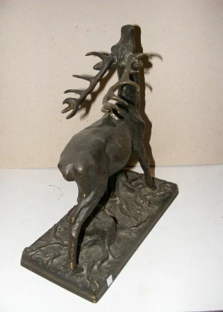 SOCHA JELEN BRONZ