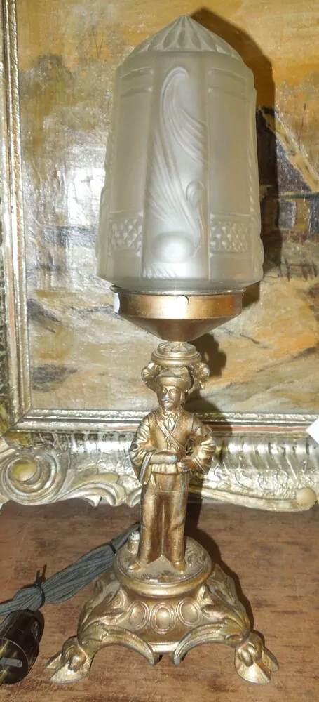 STAROŽITNÁ FIGULÁRNÍ LAMPA