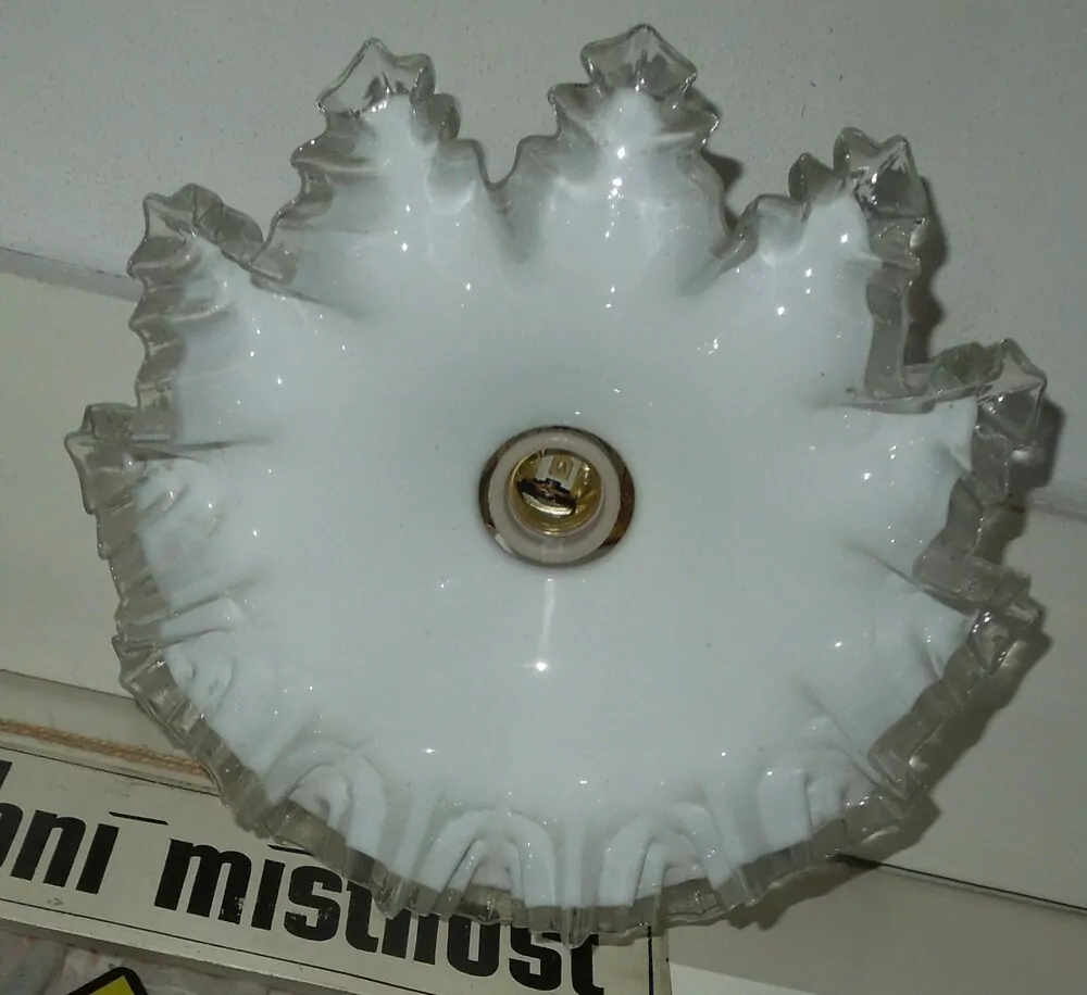 STAROŽITNÝ STROPNICE STARÝ LUSTR 1 KS STÍNÍTKO ŠIRM