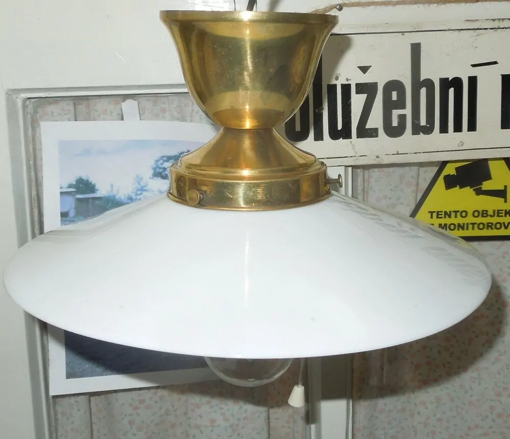 STAROŽITNOST STROPNICE 1 KS LUSTR STÍNÍTKO ŠIRM s vypínačm