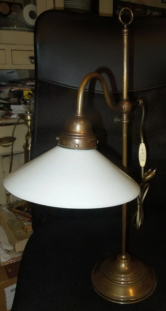 STAROŽITNÁ STARÁ LAMPA , LAMPIČKA DO PRACOVNY