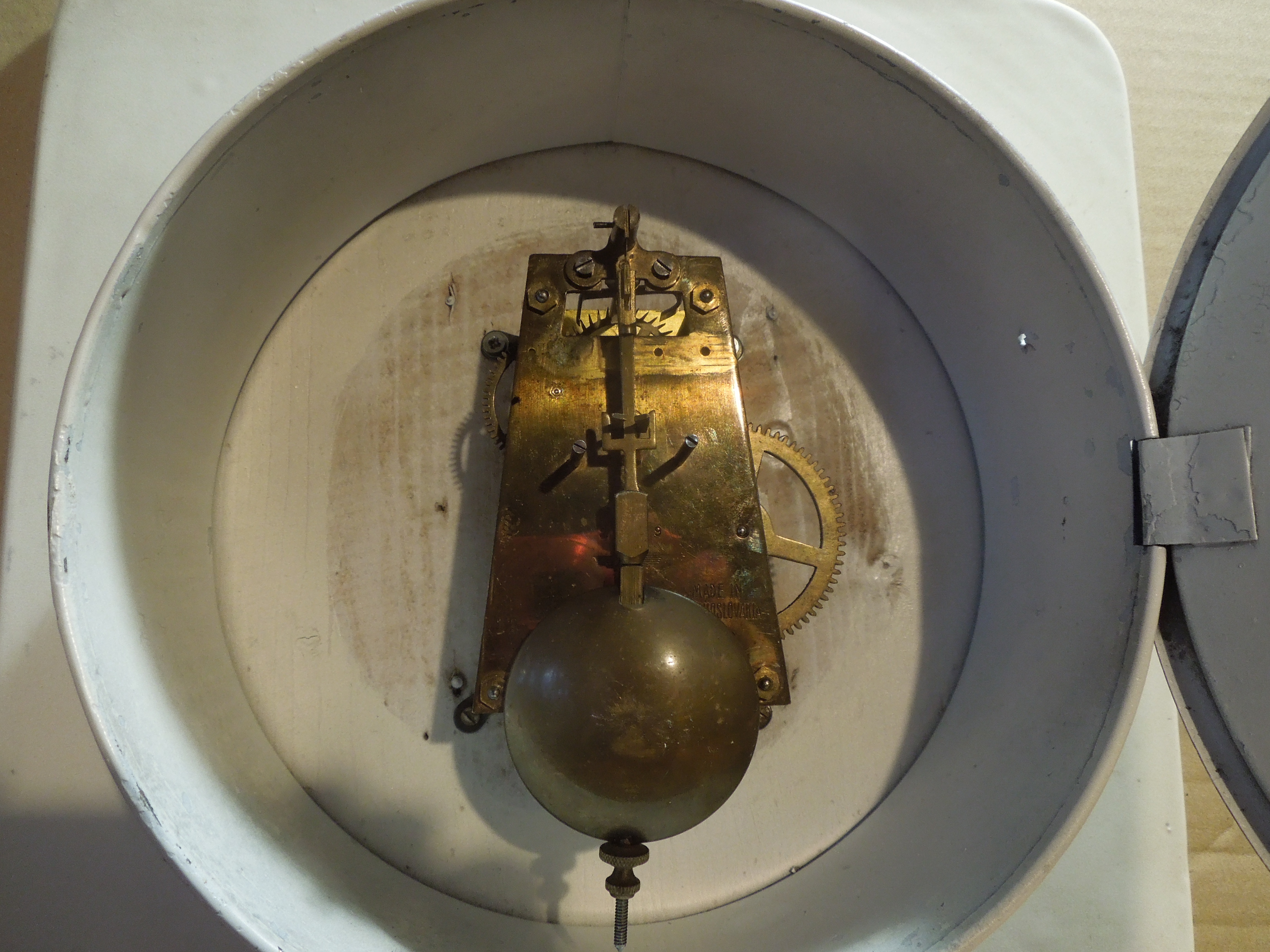 HODINY PORCELÁNOVÉ KUCHYŇSKÉ ROKOKO