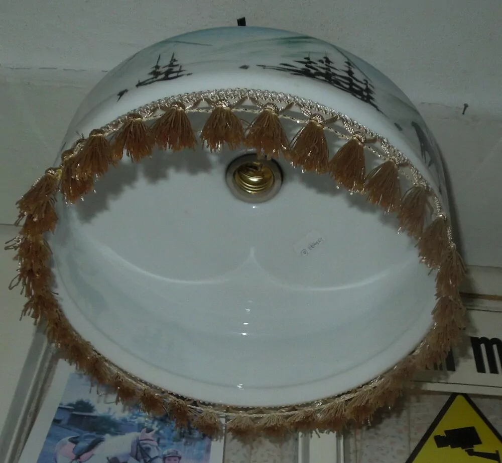 STROPNICE STARÝ LUSTR STÍNÍTKO ŠIRM 1 KS