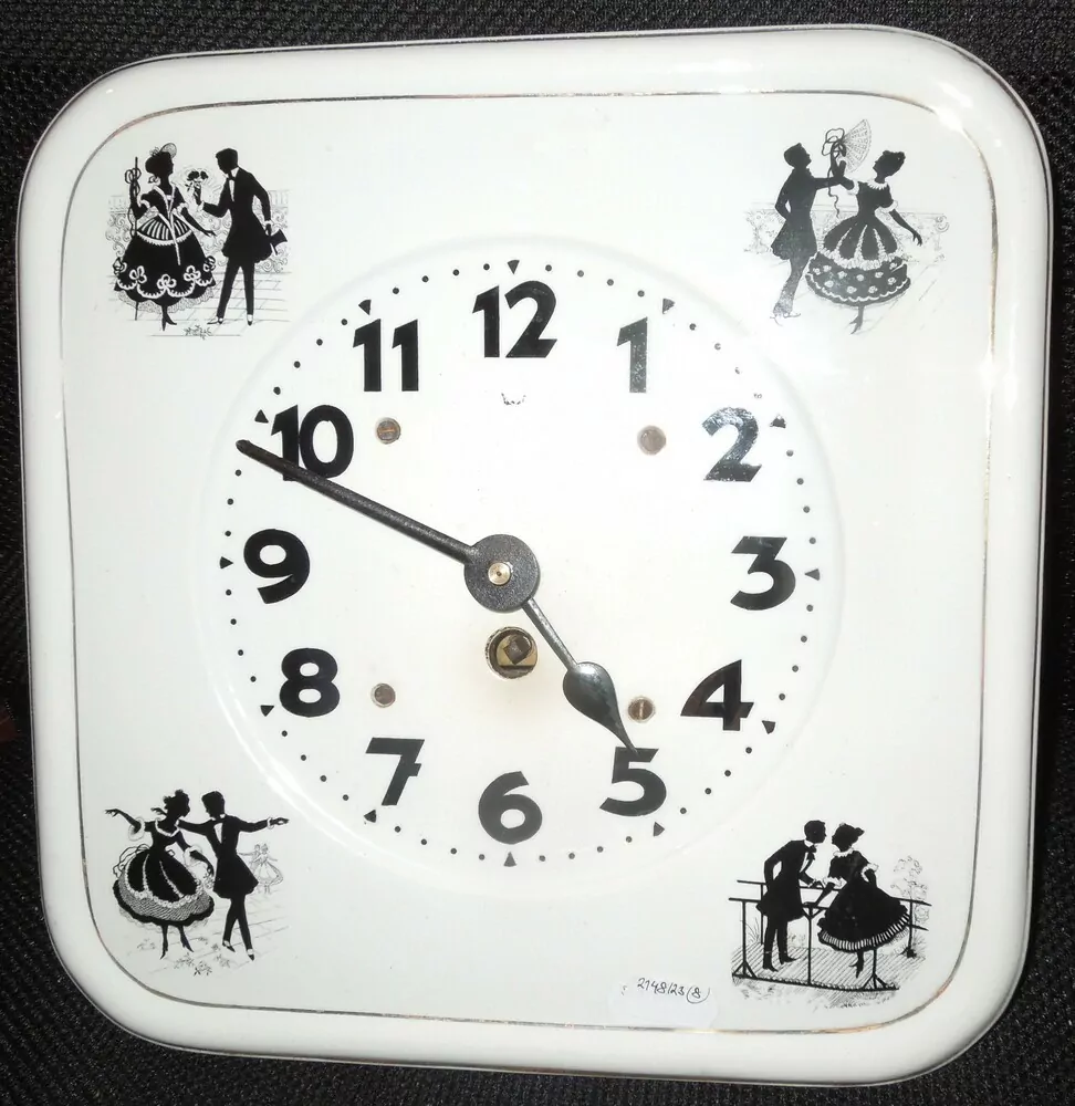 HODINY KUCHYŇSKÉ PORCELÁNOVÉ ROKOKO
