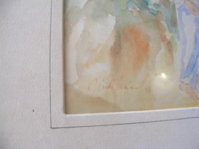 OBRAZ AKVAREL JINDŘICH MRÁČEK