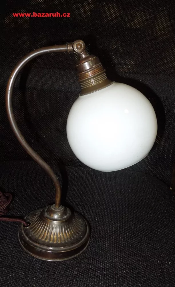 STAROŽITNÁ STOLNÍ LAMPA , LAMPIČKA ELEKTRICKÁ