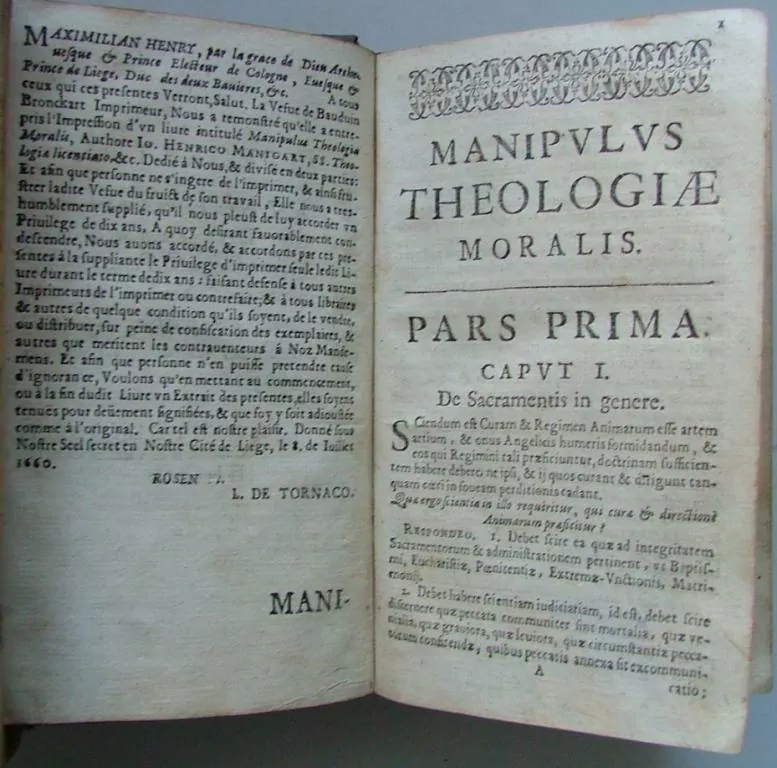 PRAXIS PASTORALIS THEOLOGIAE MORALIS R.1664 ??