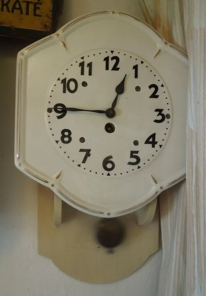 HODINY PORCELÁNOVÉ KUCHYŇSKÉ PORCELÁNKY 